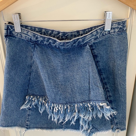 Zara Denim Jean Skirt - Picture 3 of 7